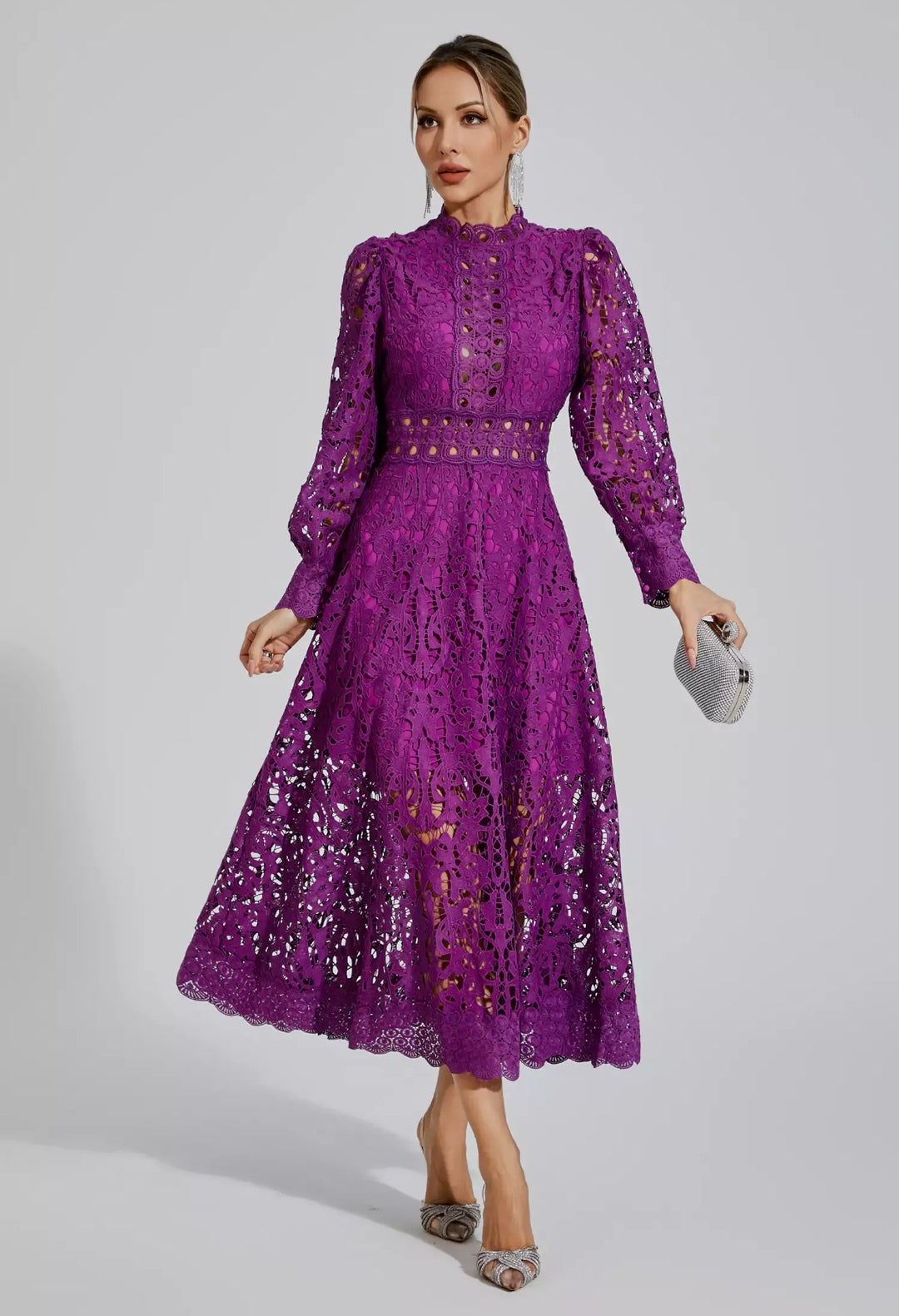 Vestido Borgoña