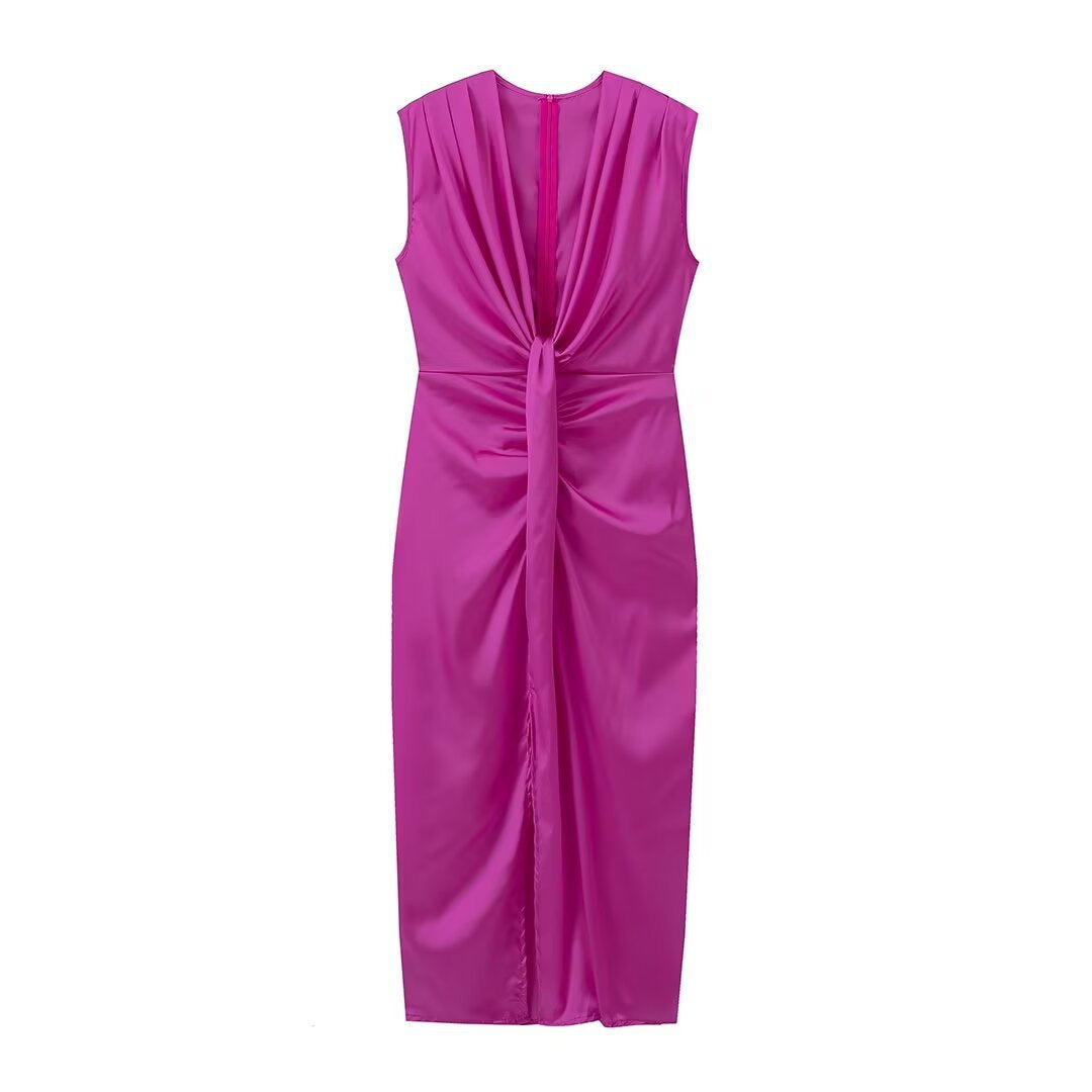 Vestido borgoña