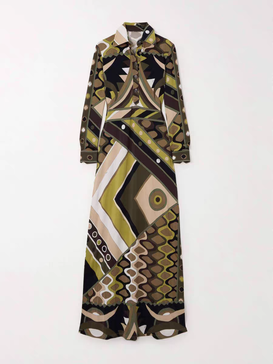 Vestido geométrico