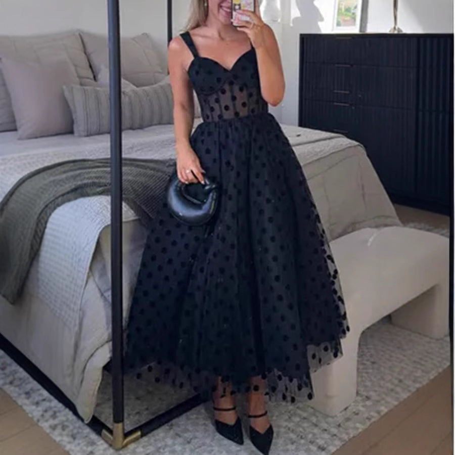 Vestido negro tirantes A
