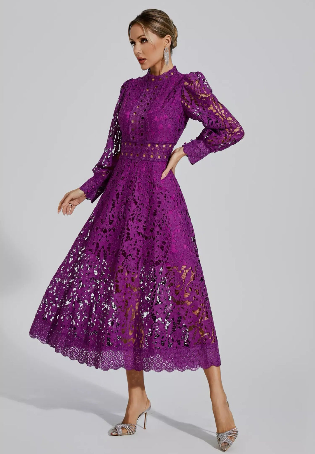 Vestido Borgoña
