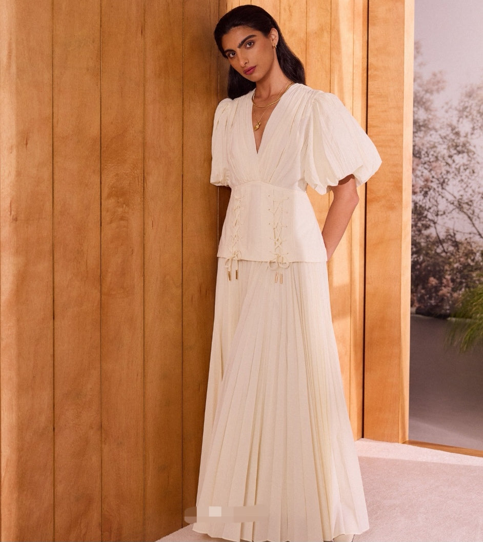 Vestido blanco corsé