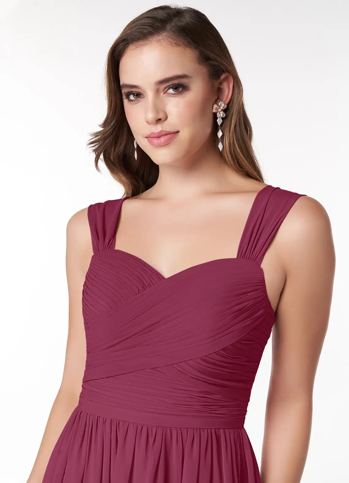 Vestido Luxury Borgoña