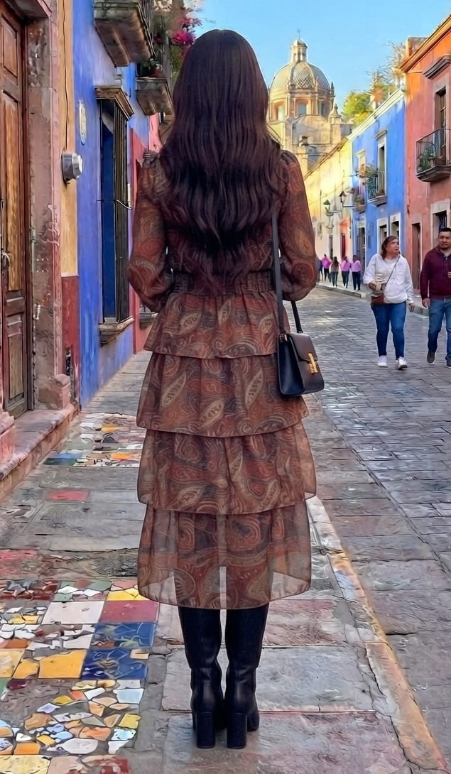 Vestido paisley