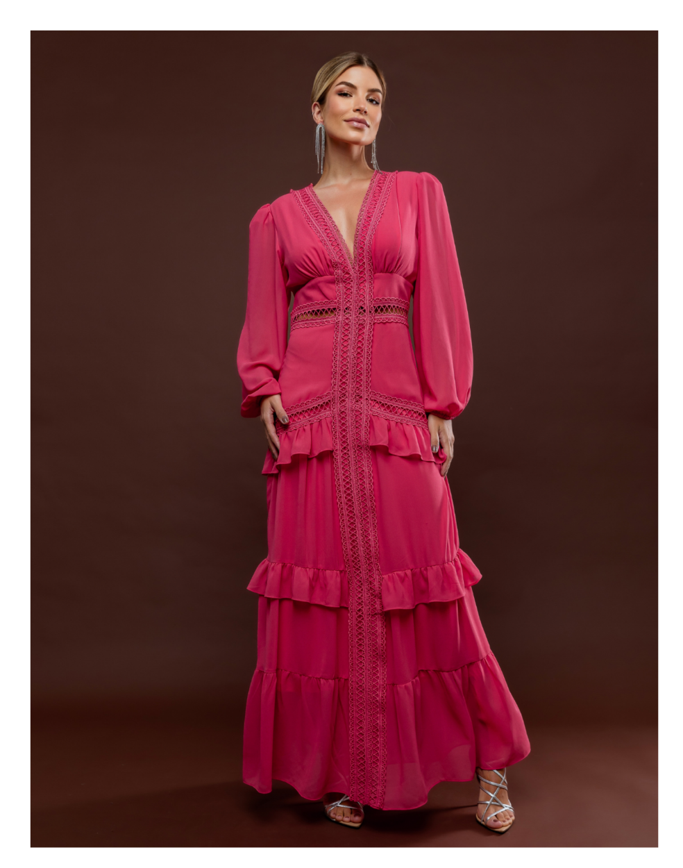 Vestido fiusha largo boho