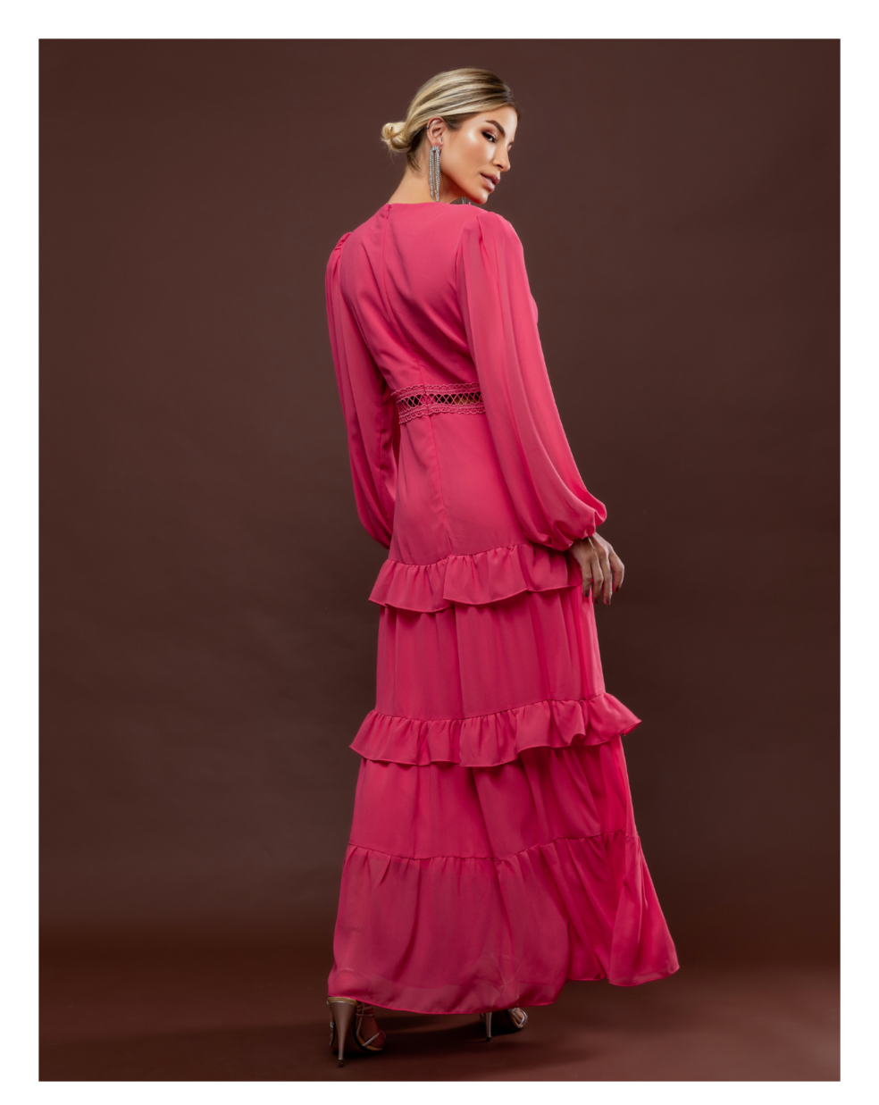 Vestido fiusha largo boho