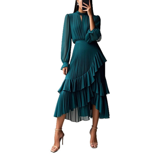 Vestido verde pino
