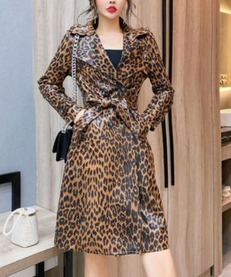 Gabardina animal print