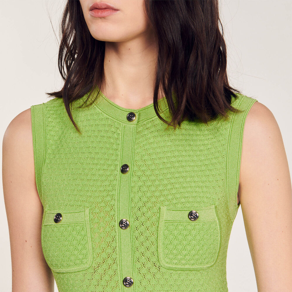 Vestido Azareth verde limón