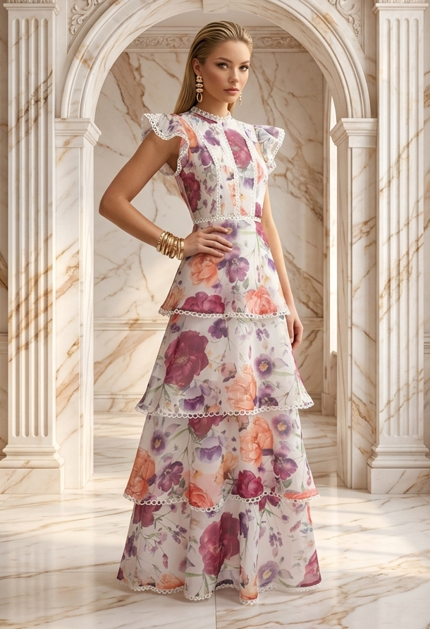 Vestido floral olanes
