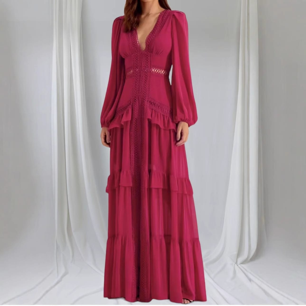 Vestidor magenta boho