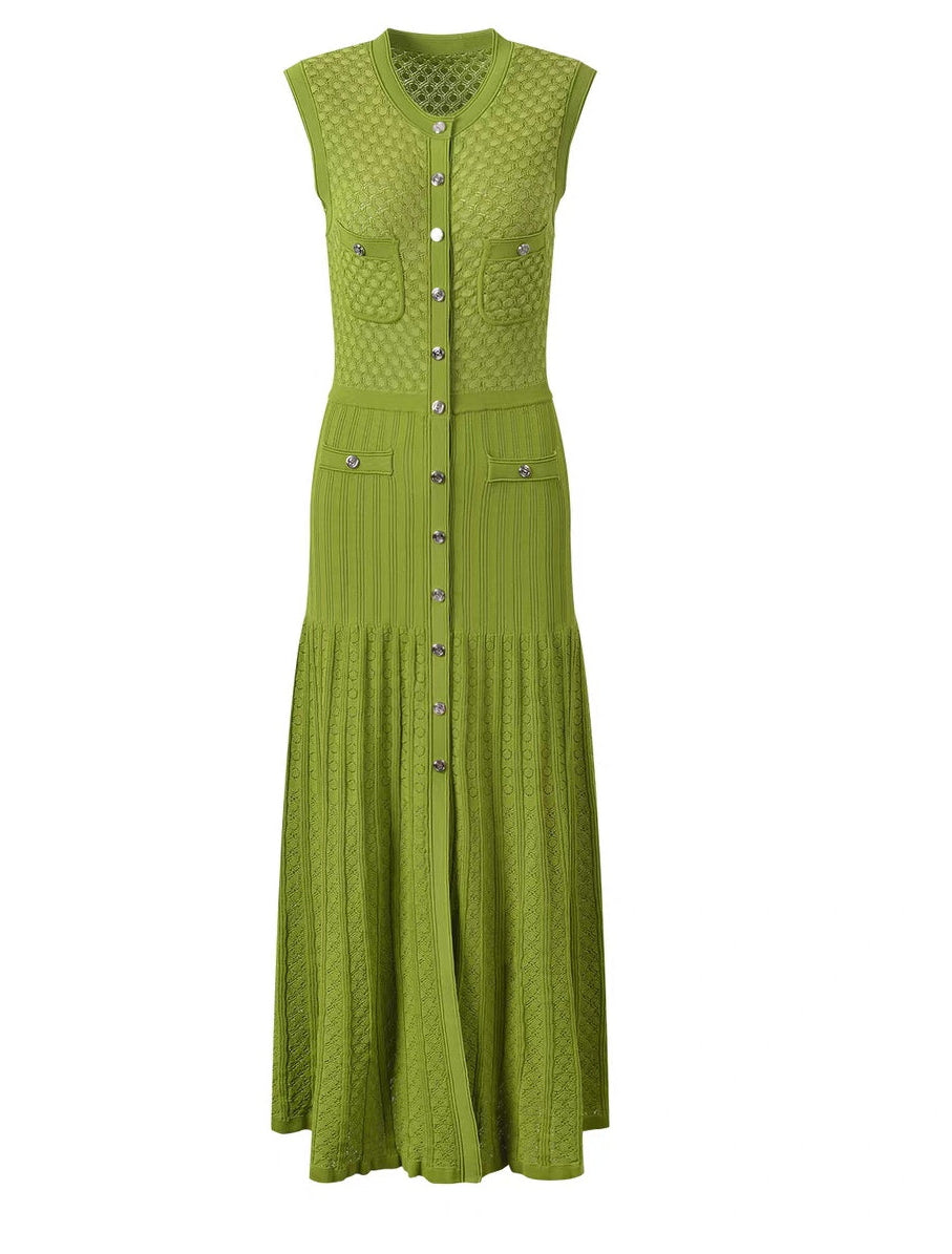 Vestido Azareth verde limón
