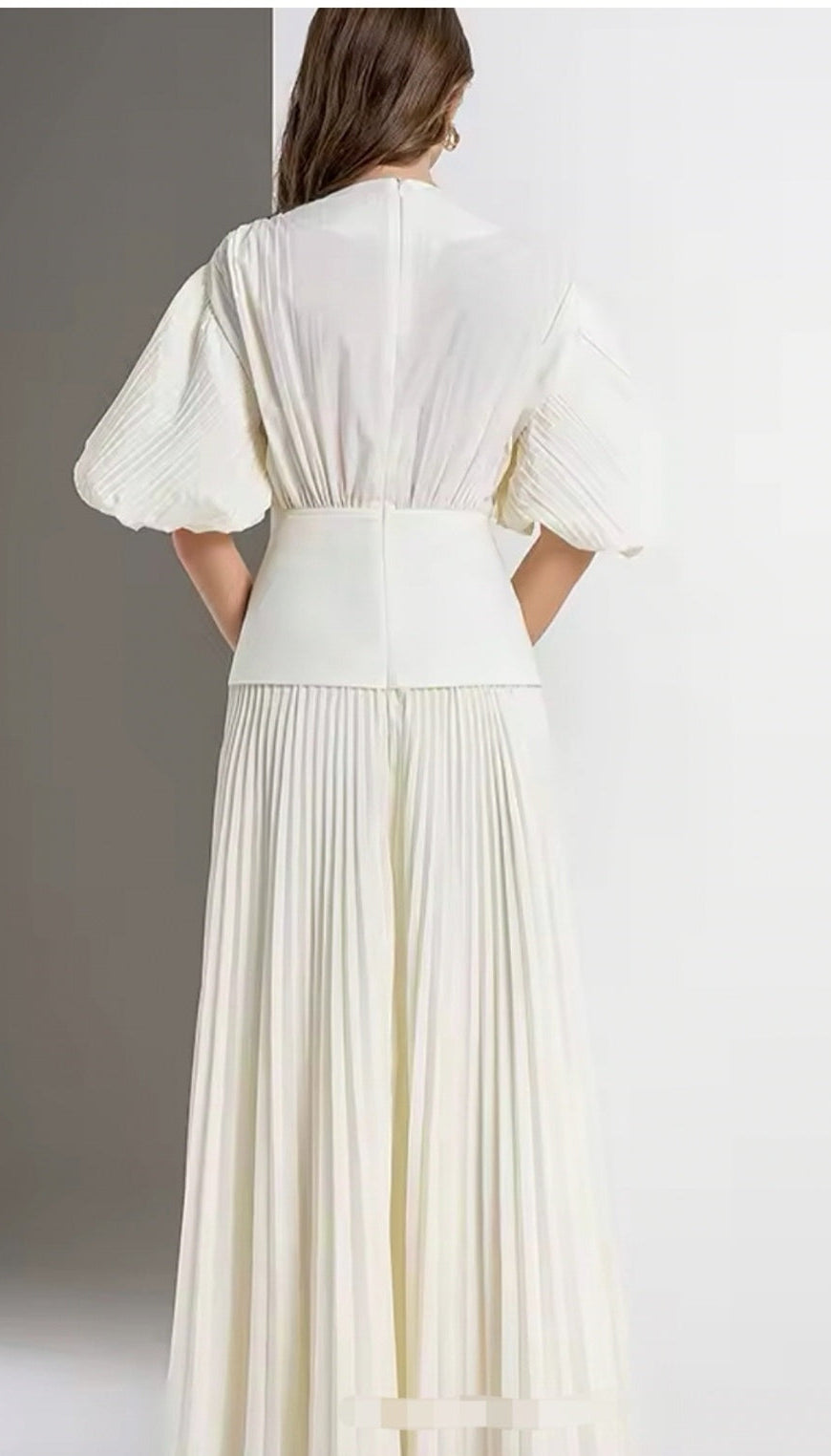 Vestido blanco corsé