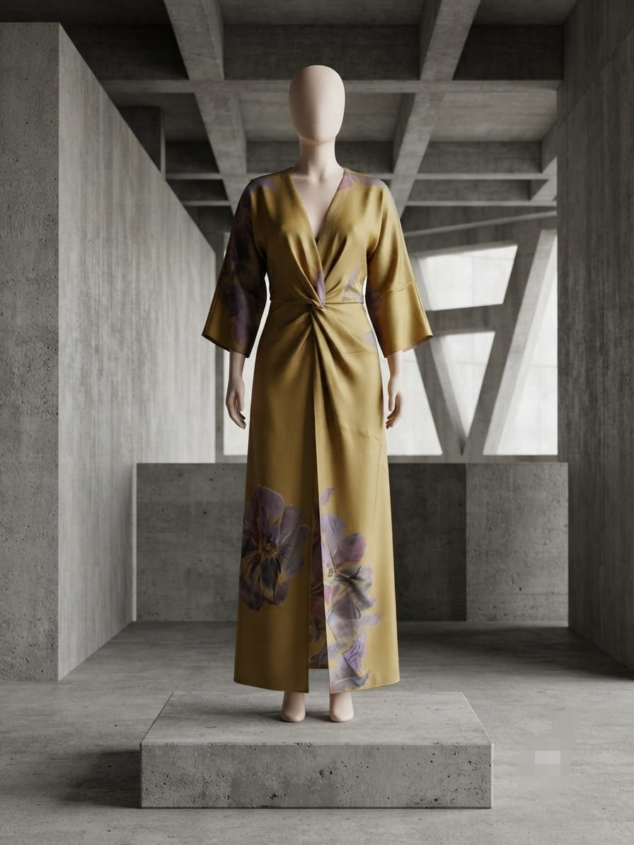 Vestido nudo cintura
