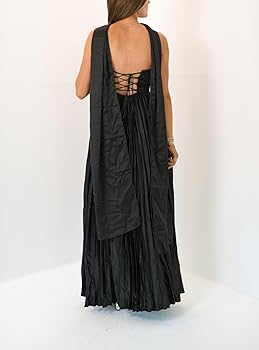 Vestido strapless negro