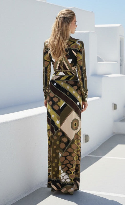 Vestido geométrico