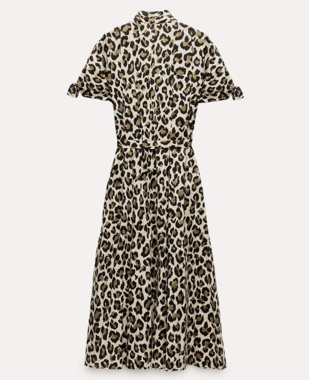 Vestido Animal print midi