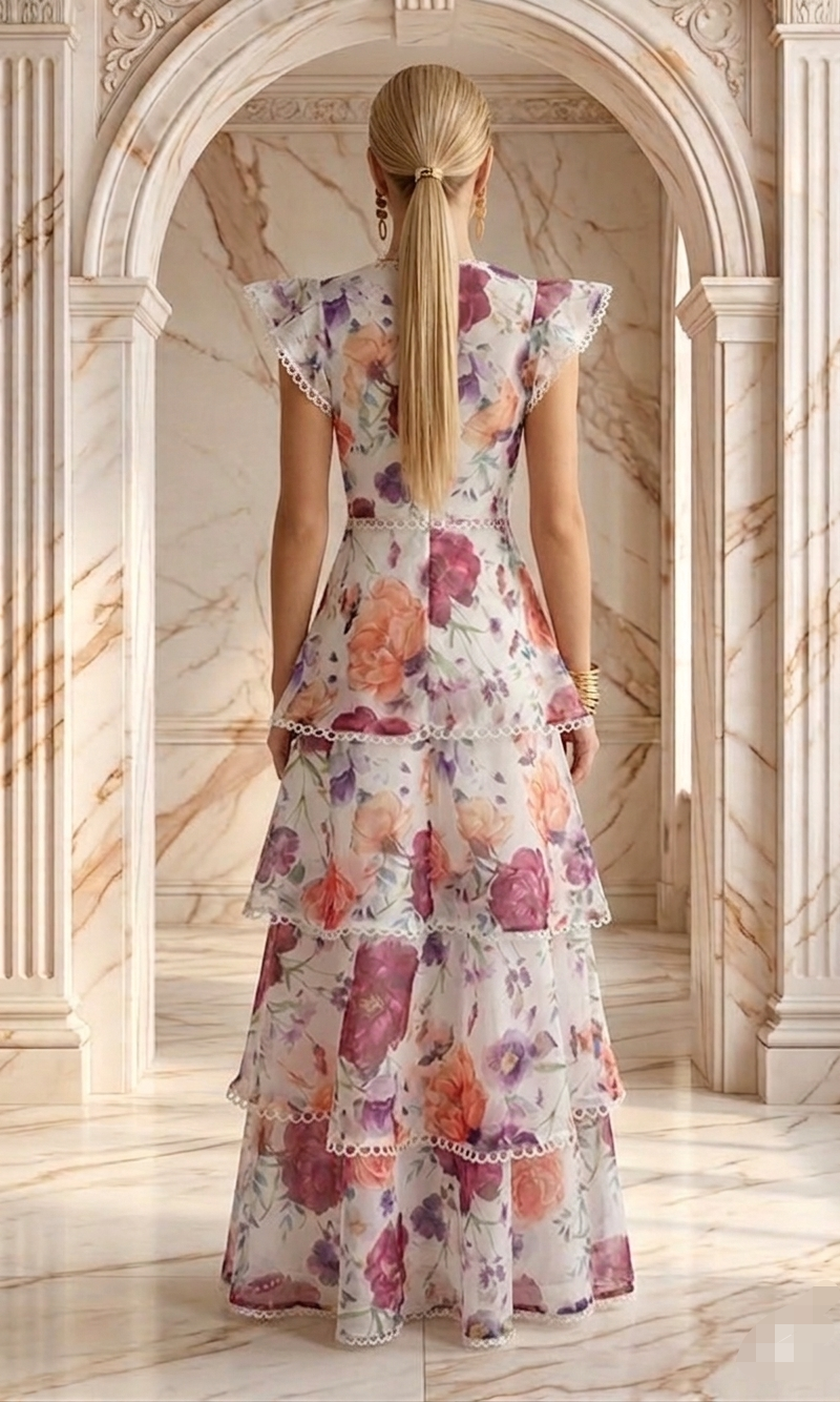 Vestido floral olanes