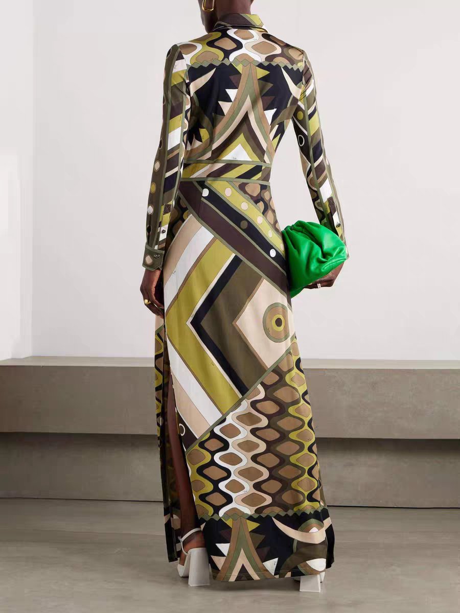 Vestido geométrico