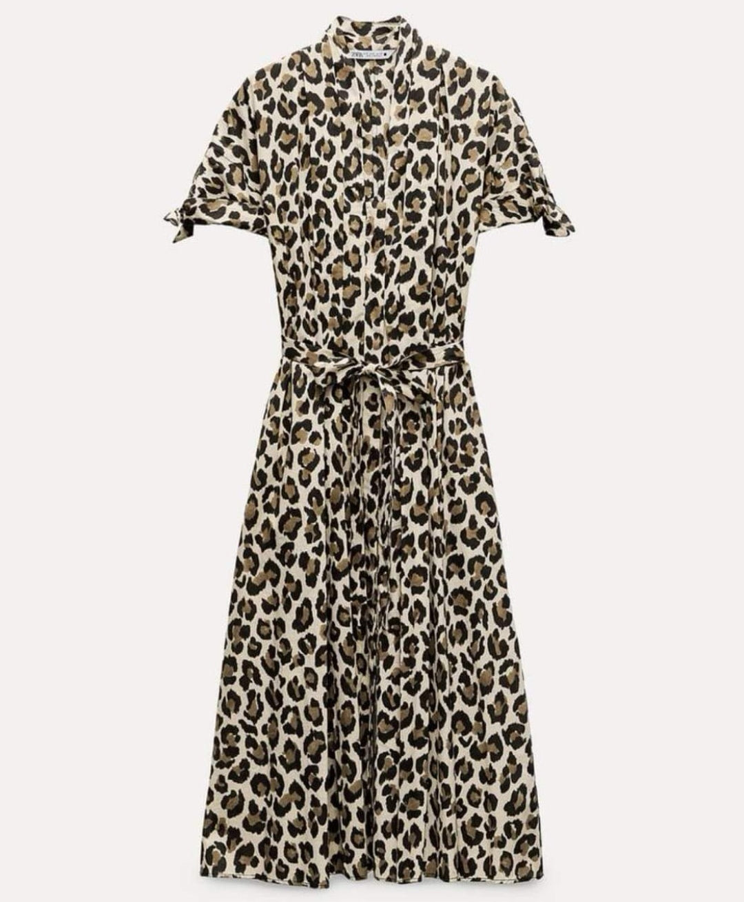 Vestido Animal print midi