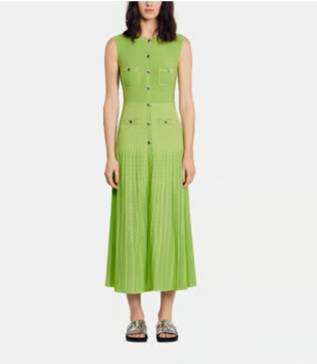 Vestido Azareth verde limón