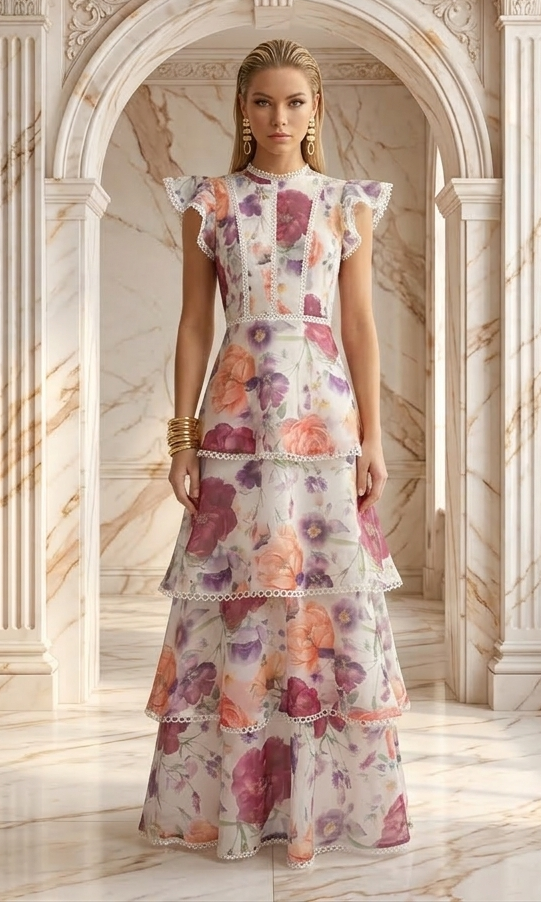 Vestido floral olanes
