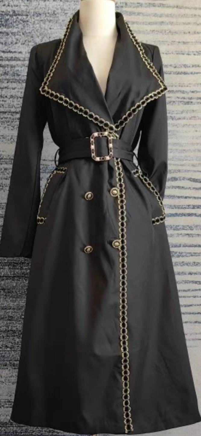 Gabardina negra
