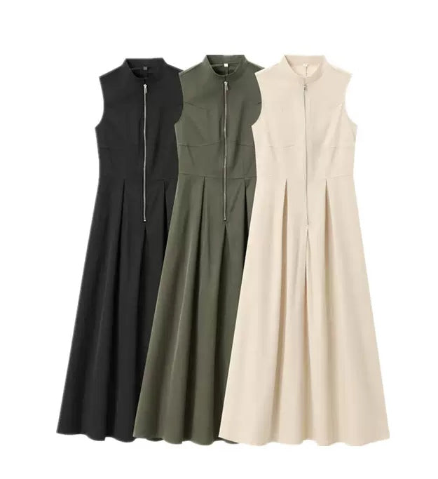 Vestido Carmen olivo