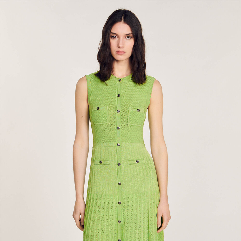 Vestido Azareth verde limón