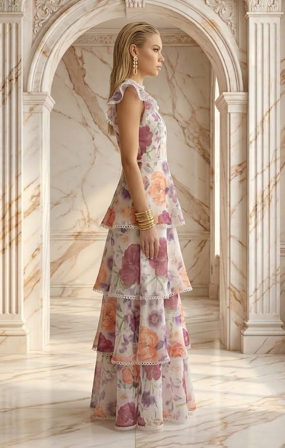 Vestido floral olanes