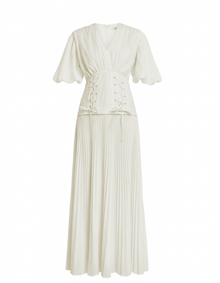 Vestido blanco corsé