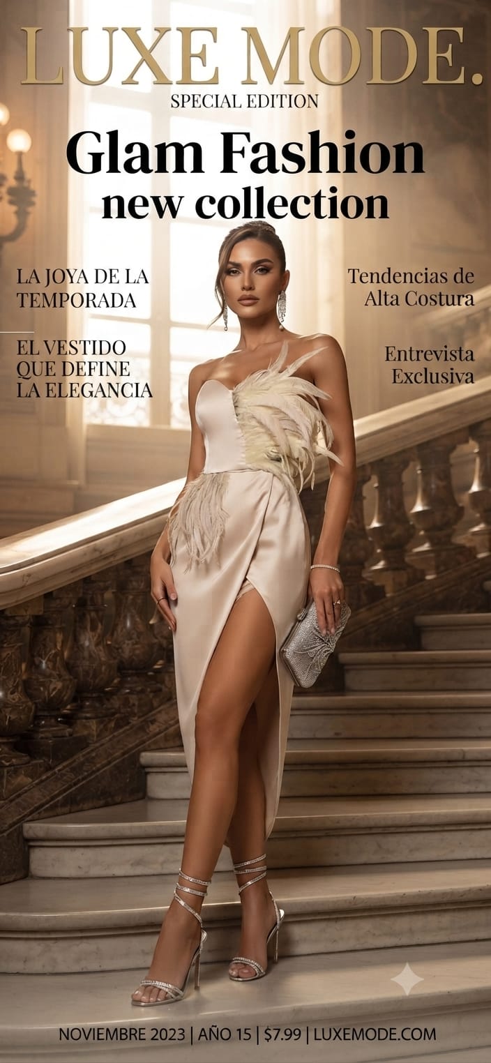 Vestido beige strapless